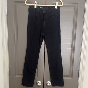 Old Navy Dark Black Straight Jeans